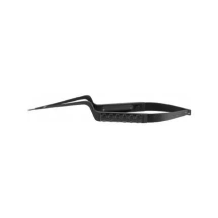 MIN Noir Micro Scissors W Golf ball Handle Serrated Blades