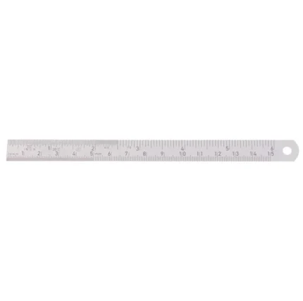 Metric Ruler Stainless Steel with 150mm, 300mm, and 600mm Measuring Options