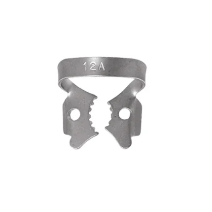 Winged Rubber Dam Clamps with 12A Posterior Isolation Design